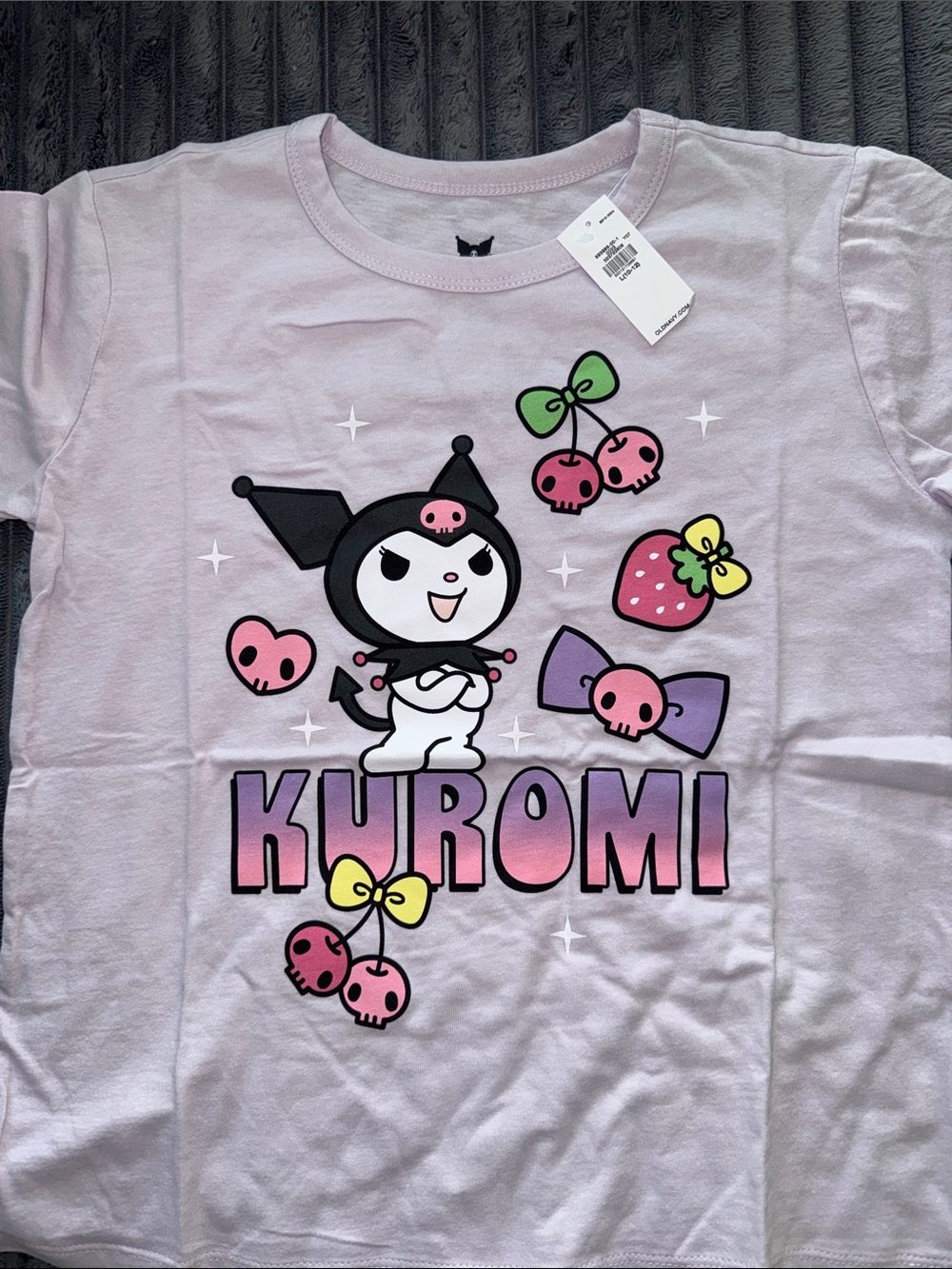 Sanrio Kuromi Lavender Pink Graphic  Top